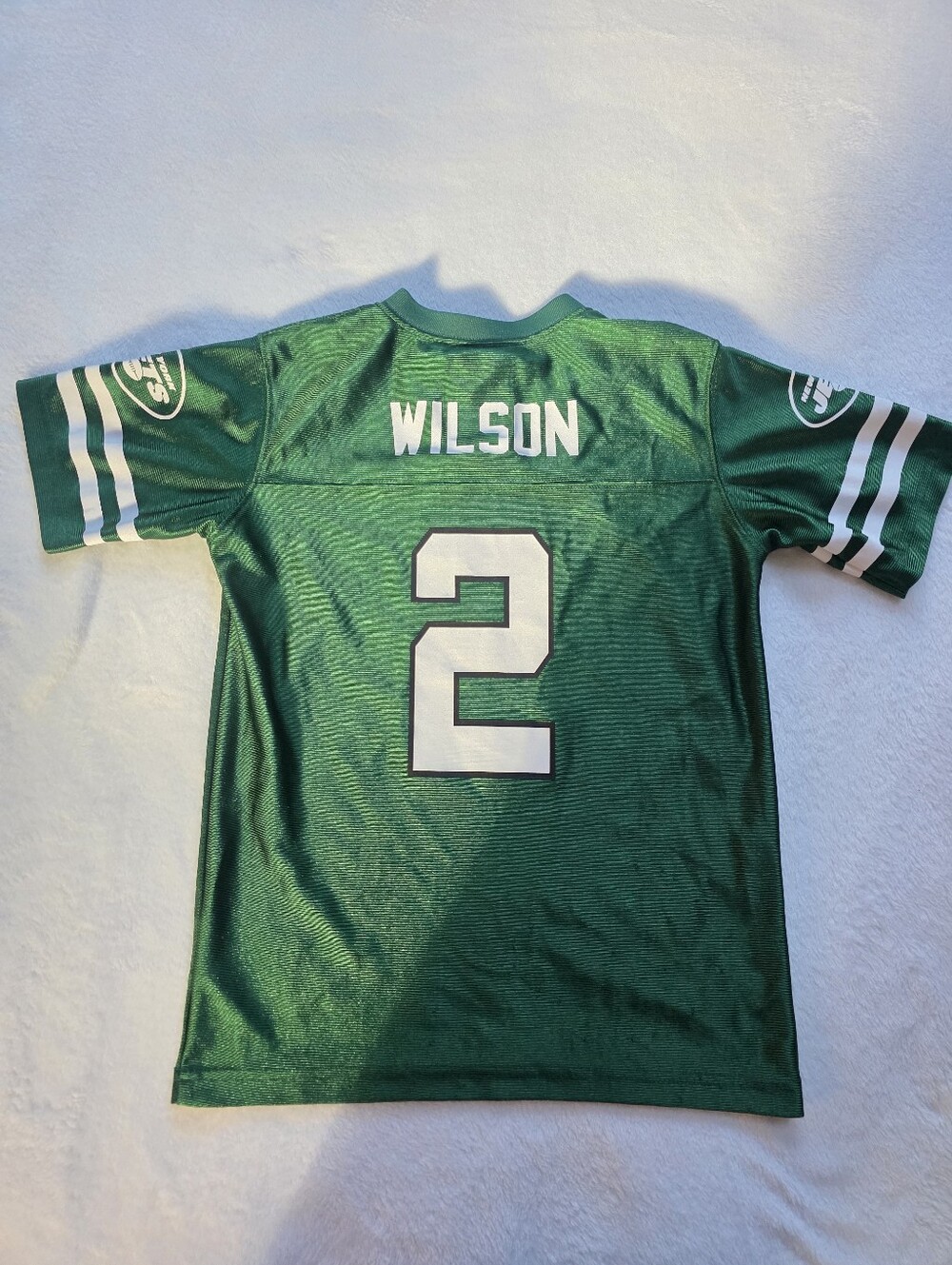 NFL New York Jets Zach Wilson #2 Kids Jersey Green Size 6/7 - Picture 2 of 6